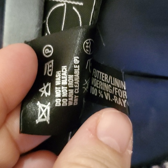 Laurel by Escada Houndstooth Wool Coat Size 44 USA 14 - Picture 6 of 9